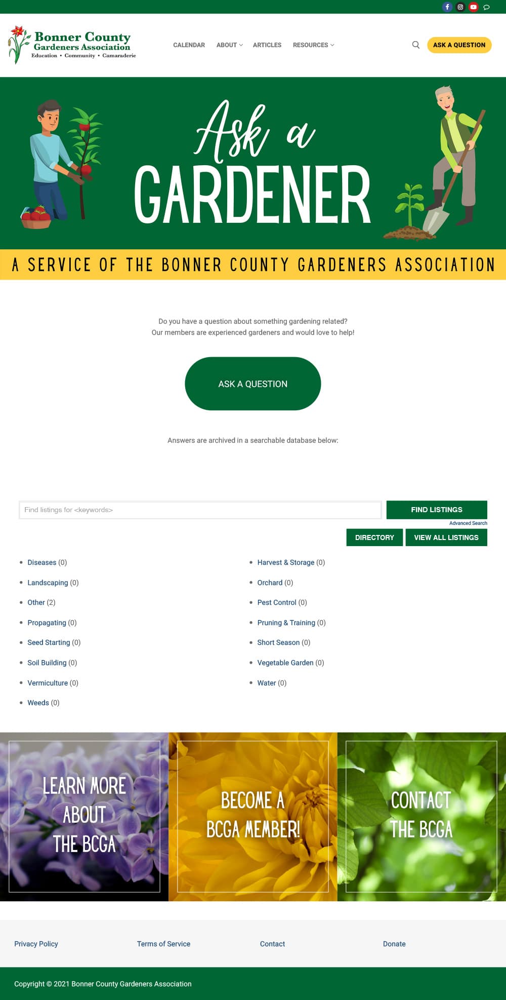 Bonner County Gardeners Association